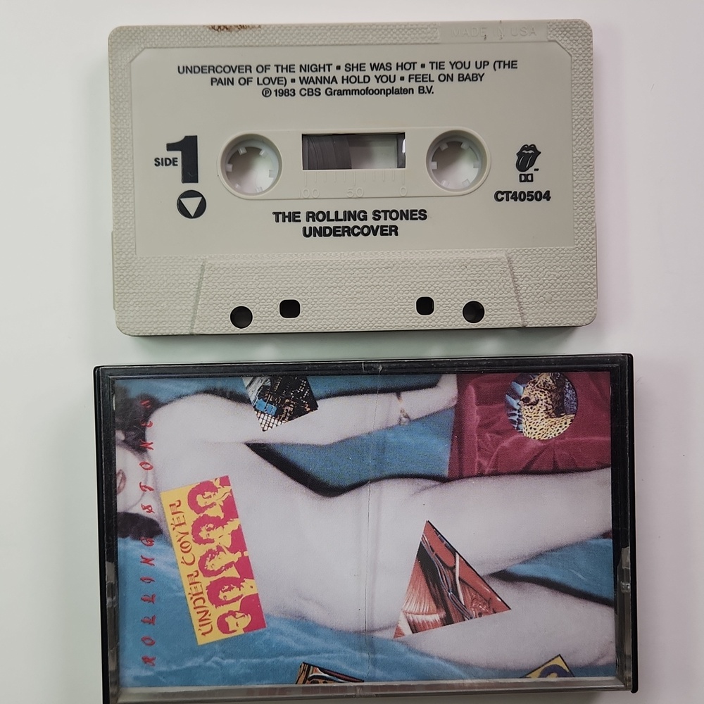 The ROLLING STONES: UNDERCOVER, Analog Cassette, 1983
